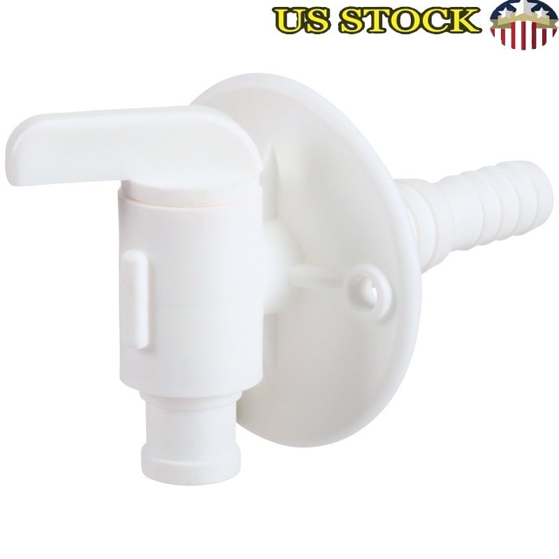 RV Fresh Water Tank Drain Valve CSA Certified Durable Plastic Easy Operation New