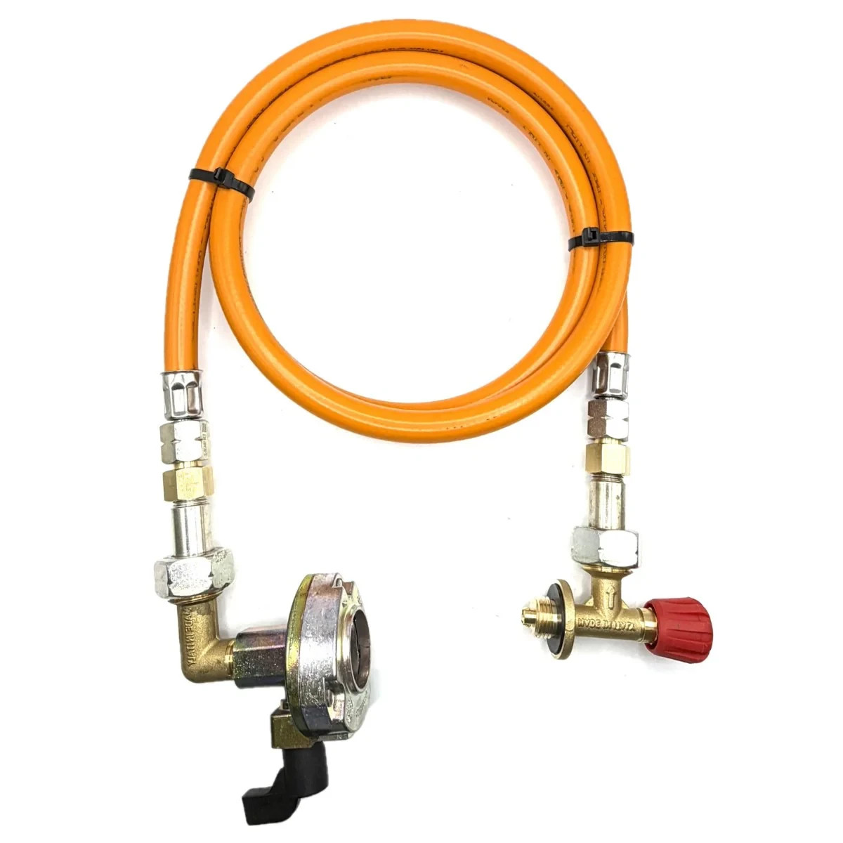 1.5m Orange LPG Gas Hose 27mm 90° Patio Clip-On for Campingaz 901 904 907 new