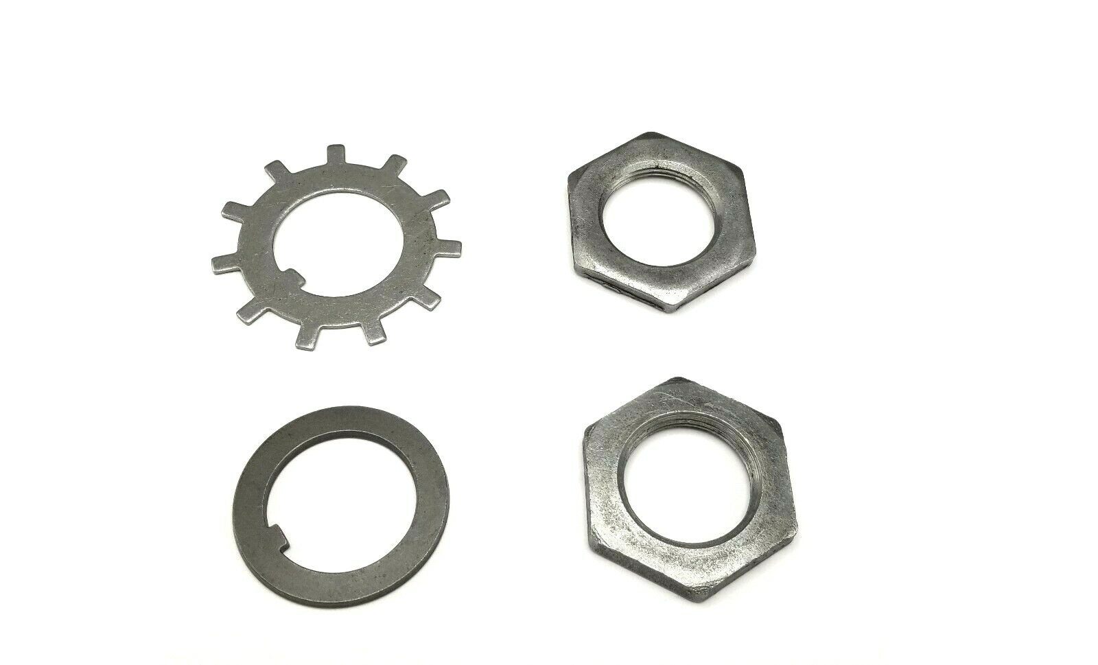 1-1/2″ Trailer Spindle Washer Nut Kit 9K 10K GD Round Spindle End Axle