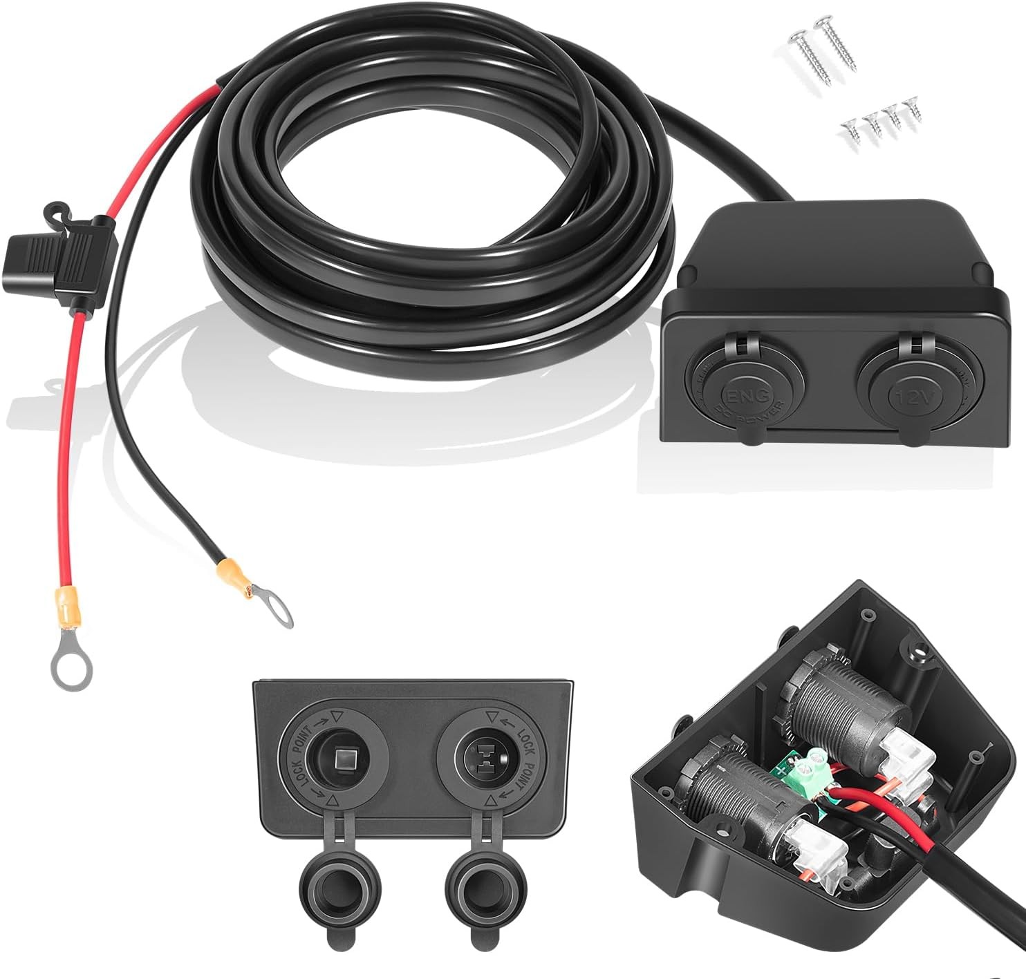 HWK-DC Hardwiring Kit For Dometic – Direct Battery Power For 12 Volt Refrigerato