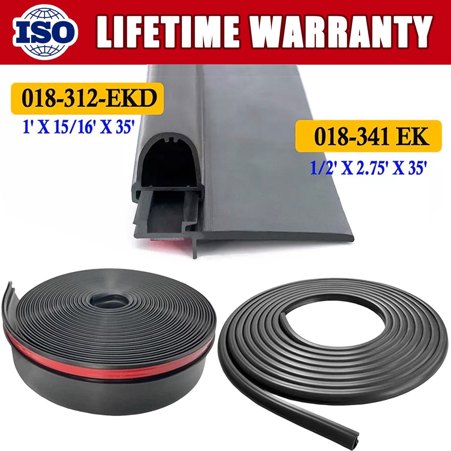 RV Slide Out D-Seal & Base Combo 018-312-EKD 018-341 EK 35ft Weather Stripping