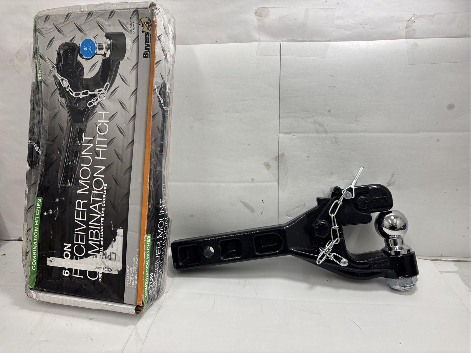 Buyers Products RM62000 6-Ton Receiver Mount Combination Hitch with 2”