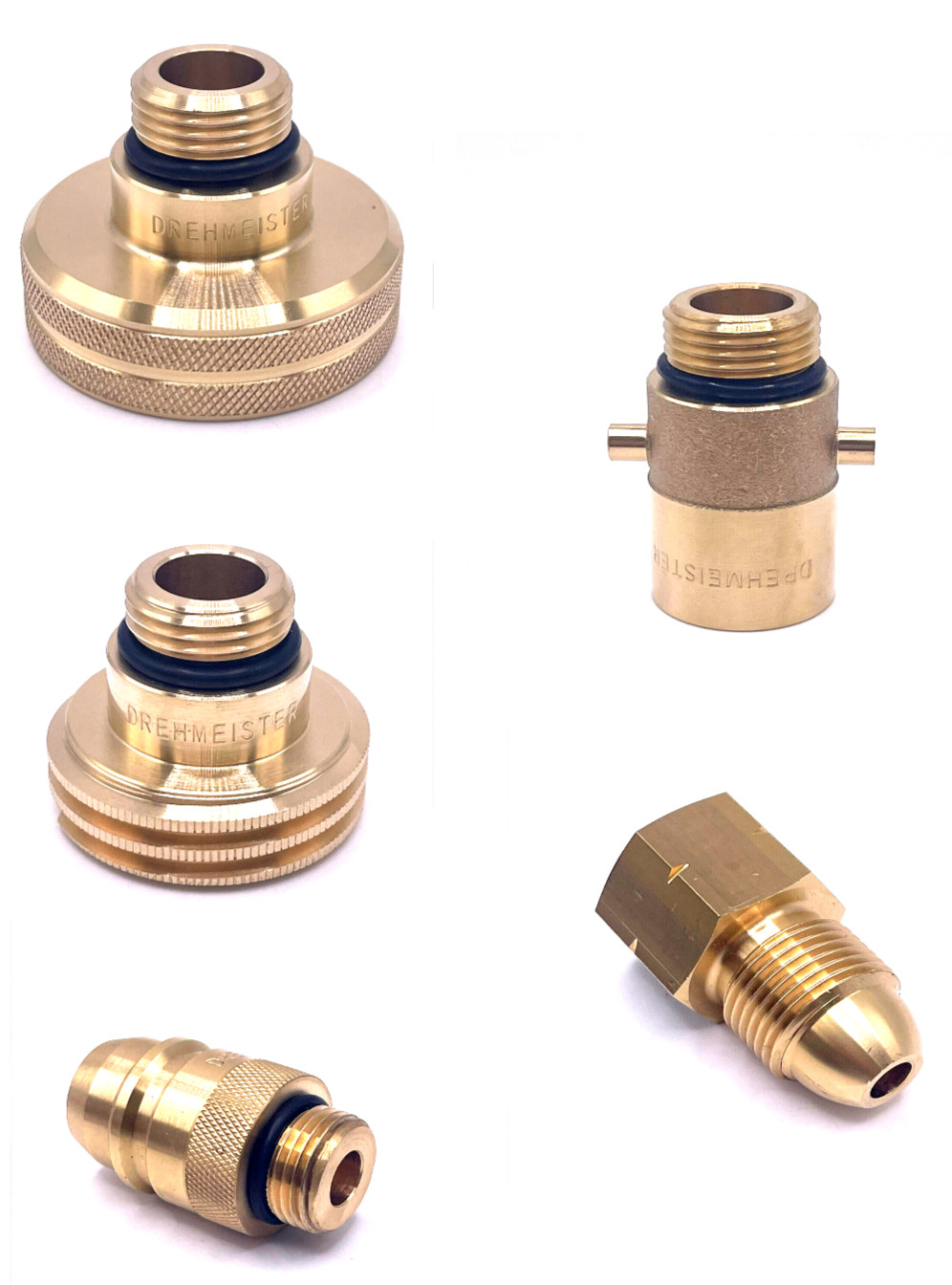 LPG Filling Point TRAVEL Adapters Set of 5 FOR ALL Europe GAS BOTTLE pol 22mm