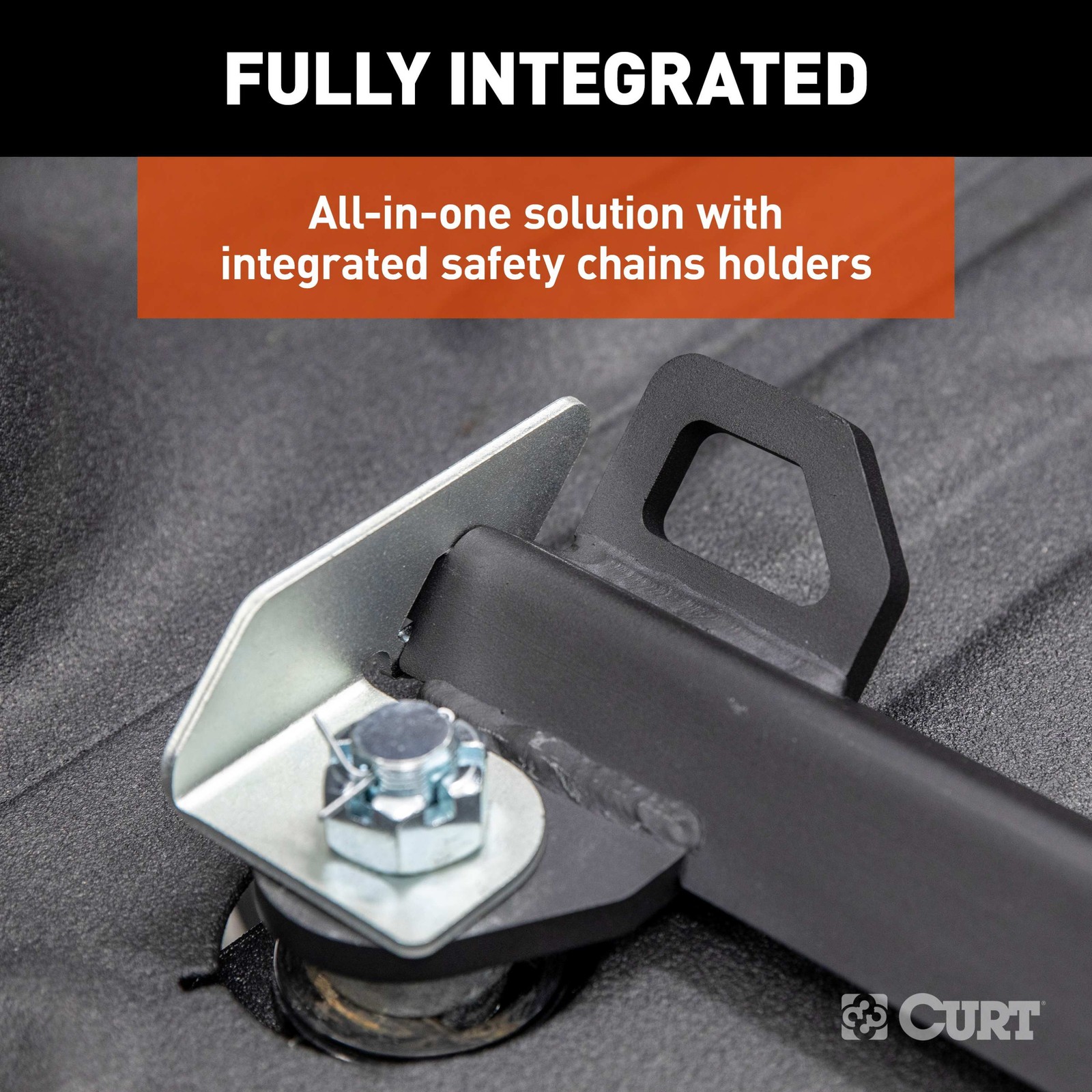 CURT Rockerball Multi-Fit OEM Puck System Gooseneck Hitch Ball, 4in Offset 60668