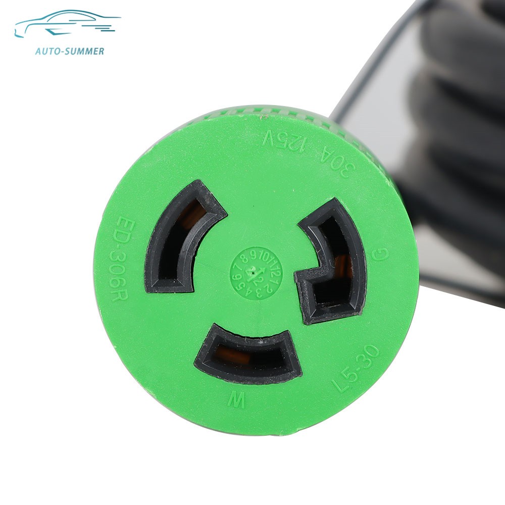 30 Amp 10 FT Camper Generator Extension Cord 3 Prong NEMA L5-30P to L5-30R