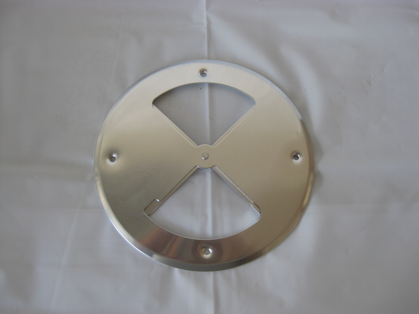 Aluminum Round Adjustable Spinner Side Closing Vent Air Flow Trailer Box