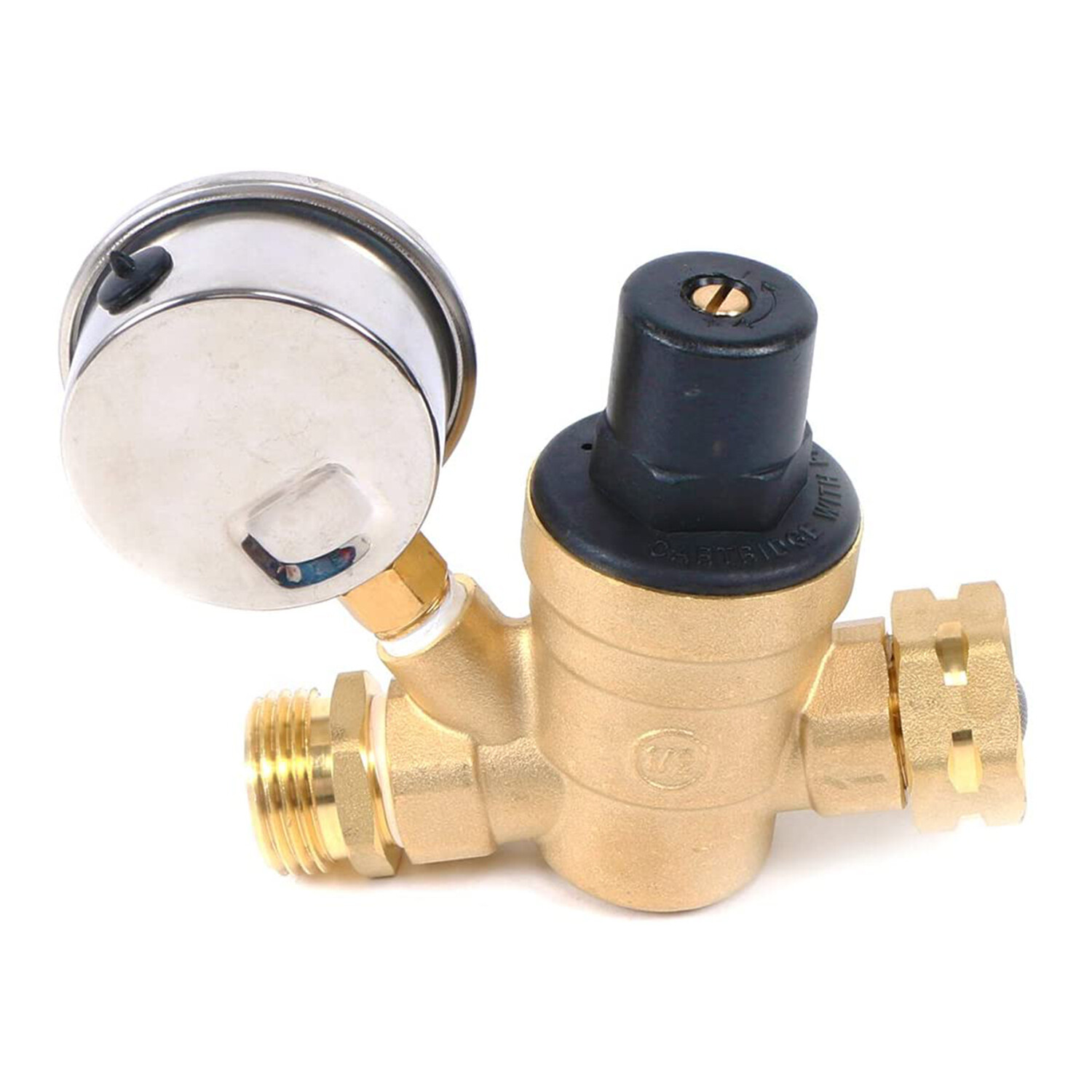 U.S. Solid Water Pressure Regulator Valve, 3/4″ NH Thread, Adjusted By Tool