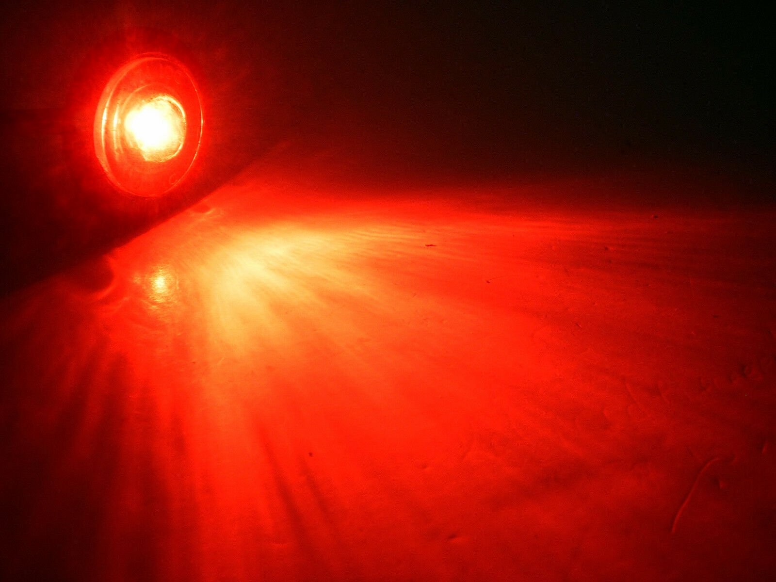 Innovative 1″ Red/Red Grommet Mount LED “Saucers”