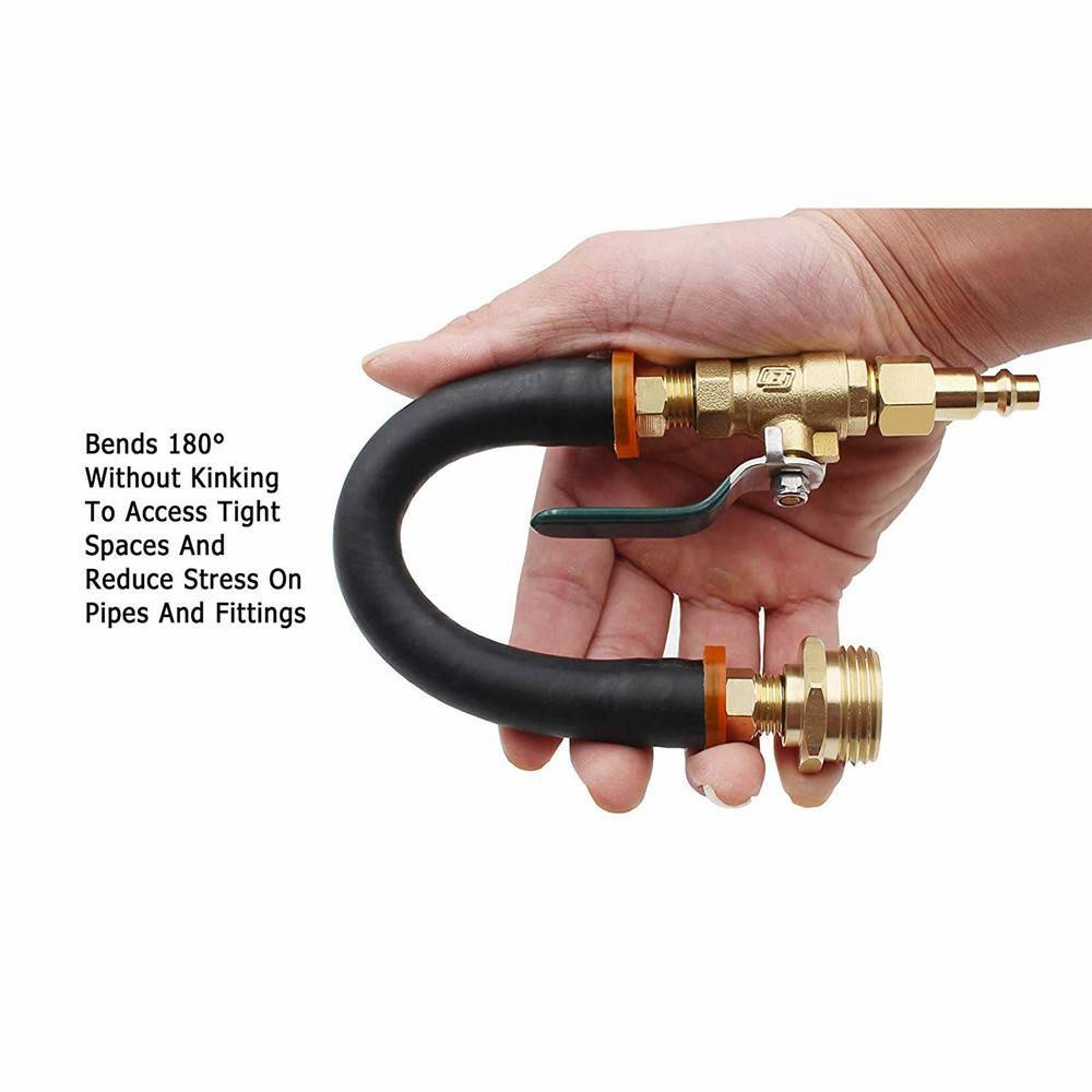 RV Winterizing Kit Blow Out Adapter Air Compressor Garden Hose Faucet Valve Best
