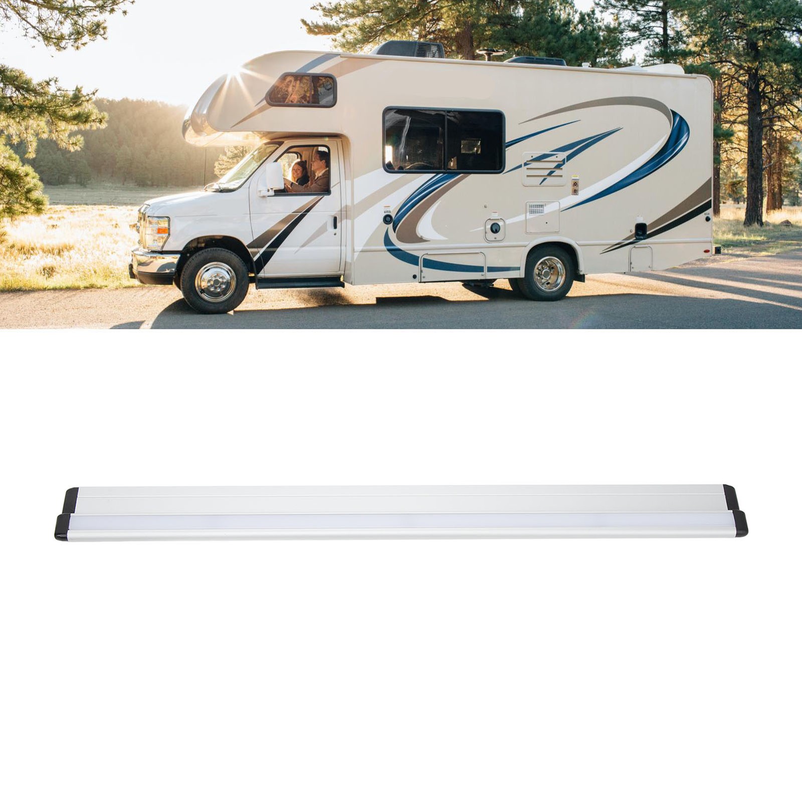 RV Table Rail High Strength Rust Resistant Support For Yacht Boat Aluminum Alloy