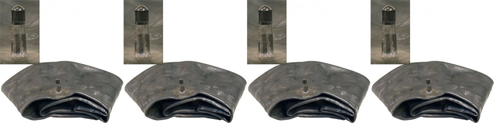Set of 4 Lawn Mower Tire Inner Tubes TWO 15X6.00-6 Fronts & TWO 20X8.00-8 Rears