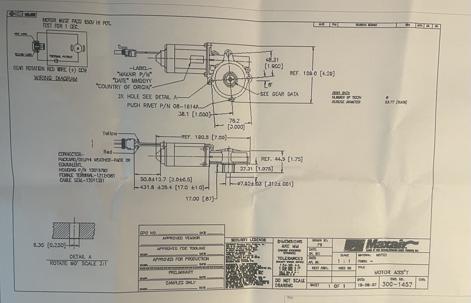 KWIKEE “ REVOLUTION “ Step Replacement 12 VDC Motor Kit 369340