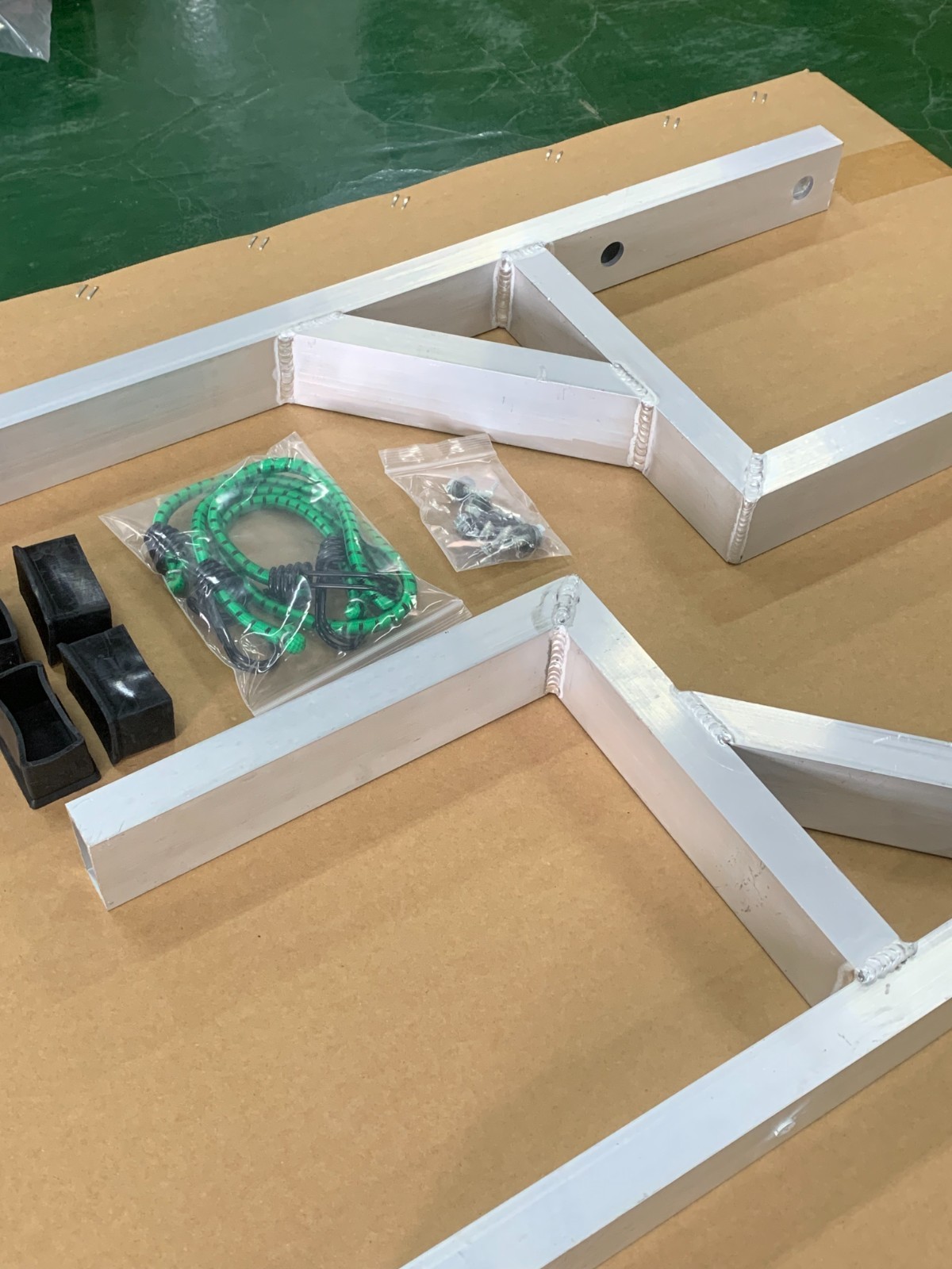 U.S. Warehouse Fits Ladder Rack for Trailer,Side Mount Heavy Steel Ladder Rack