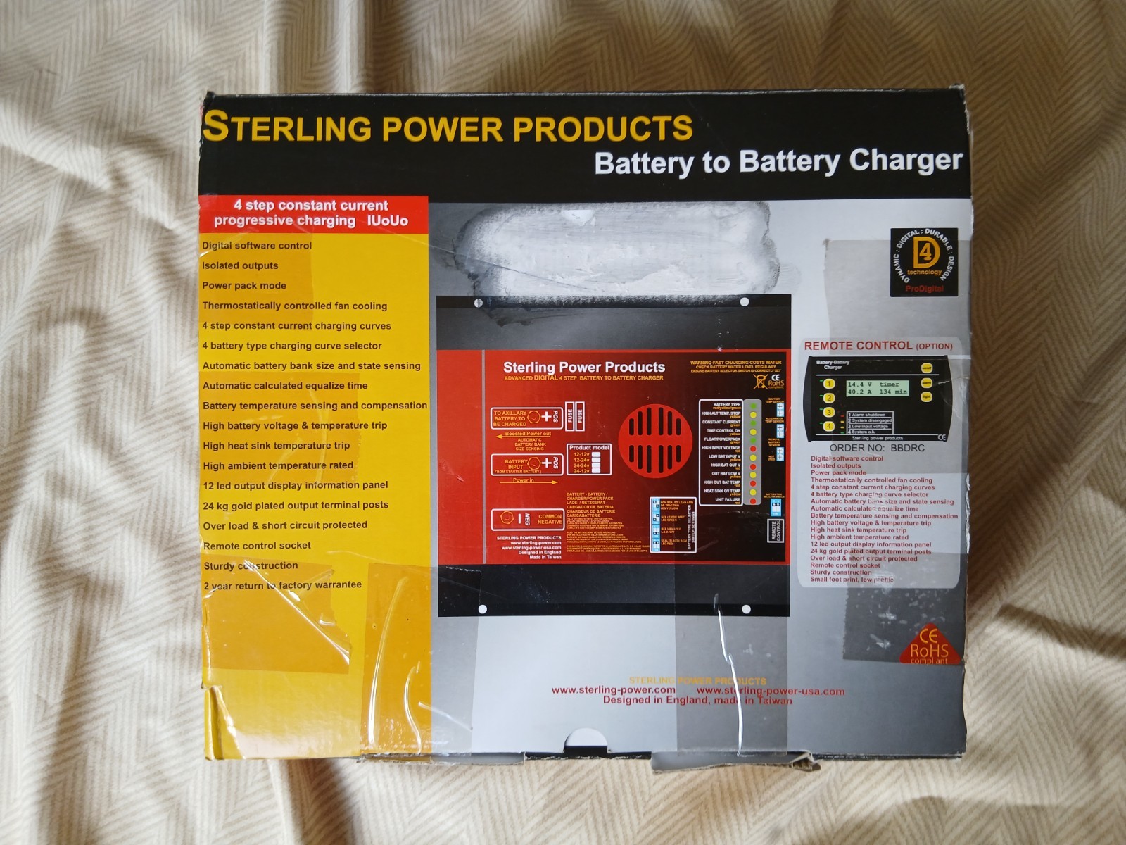 Sterling Battery to Battery 12v charger BB1250 45A