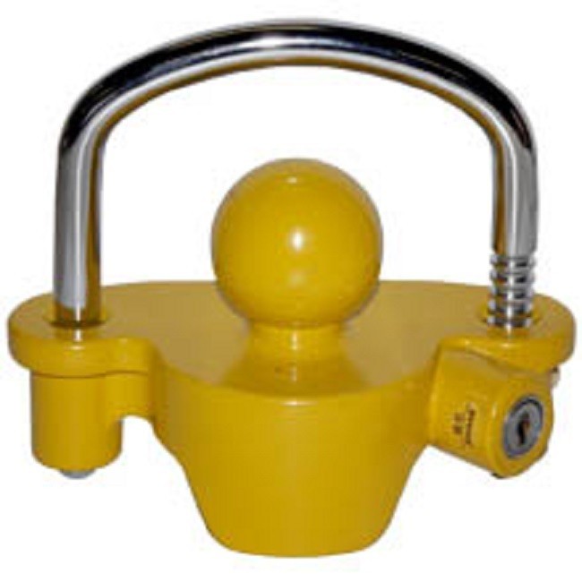 Universal Trailer Hitch Coupler Lock Ball Heavy Duty Steel 1 7/8″ 2″ 2 5/16″