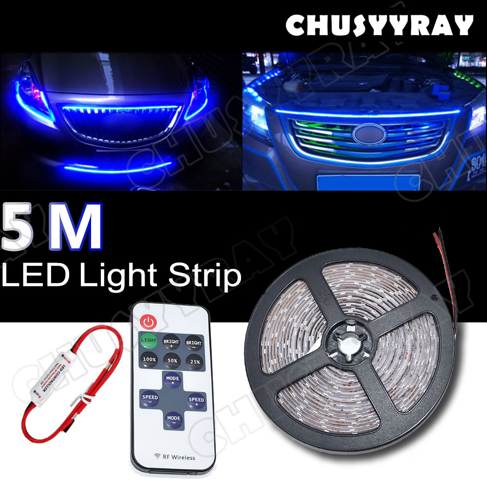 5M LED Light Strip 5050 IP68 Waterproof Boat Truck Pool Underwater DC 12V 300LED