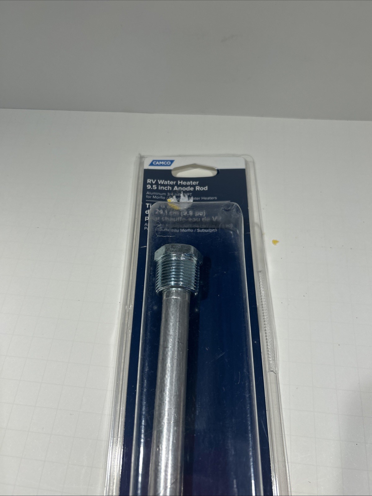 Camco RV Water Heater 9.5 in Anode Rod 893457