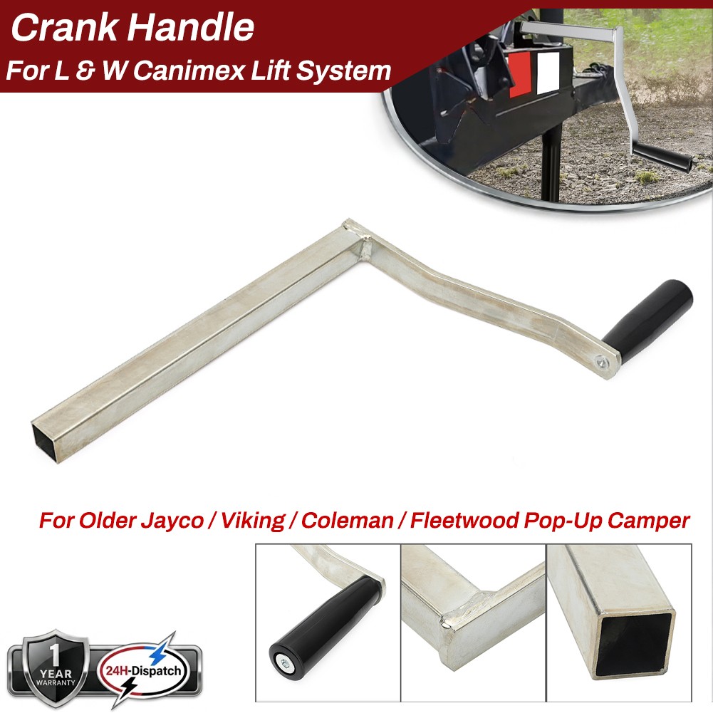 Crank Fit For OLDER Jayco / Viking / Coachmen Pop Up / Tent Camper Crank Handle