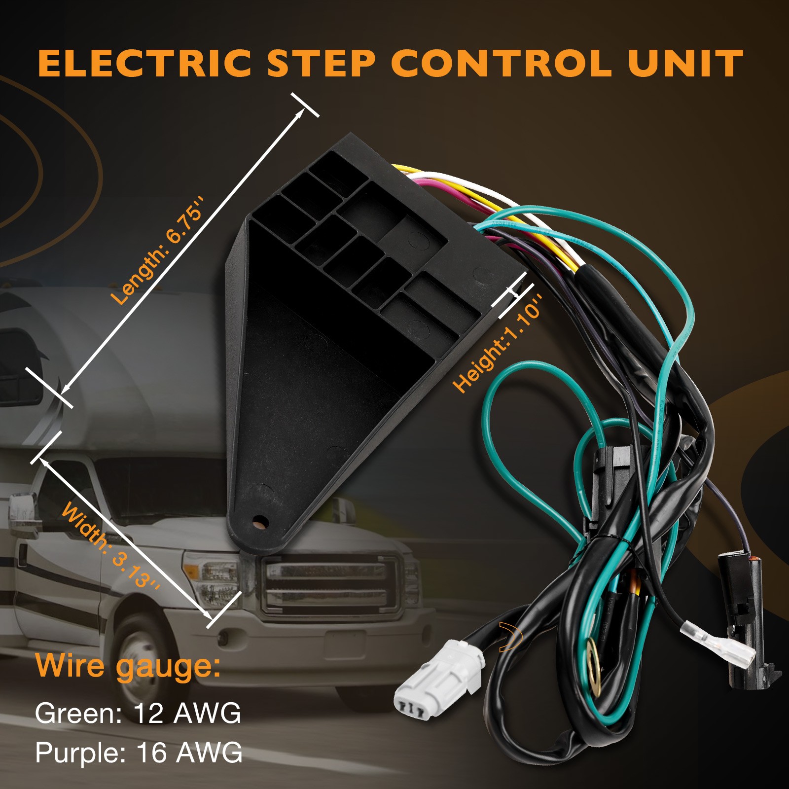 909510000 Electric Step Controller Control Unit For Lippert Kwikee Steps Series