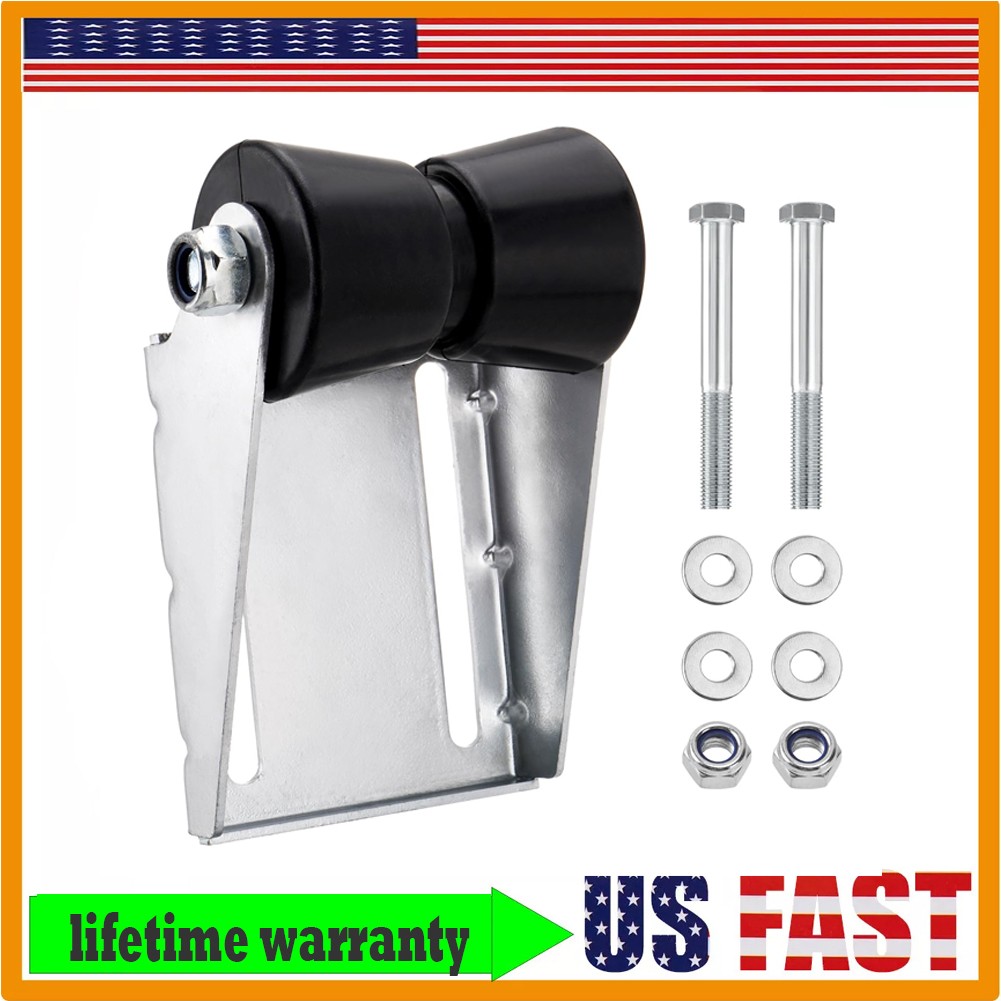 5″ Trailer Rollers with Brackets Keel Roller Assembly Kit for Boat Trailer US