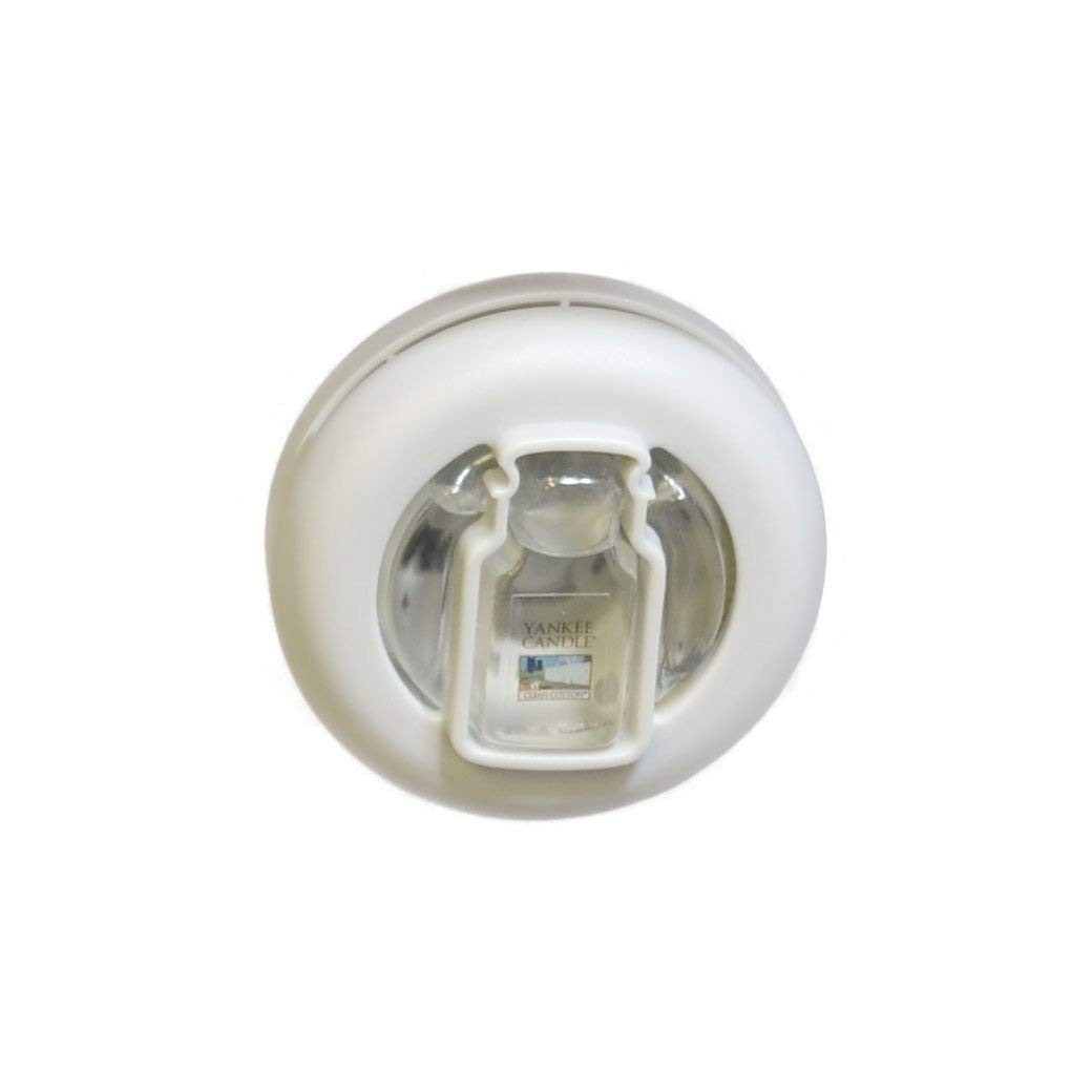 Yankee Candle Car Freshener Smart-Scent 1 Count (Pack of 4), Clean Cotton