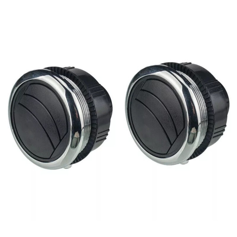 2PCS 46mm Round A/C Air Conditioning Outlet Vent Fit for RV Bus Car Boat Yacht
