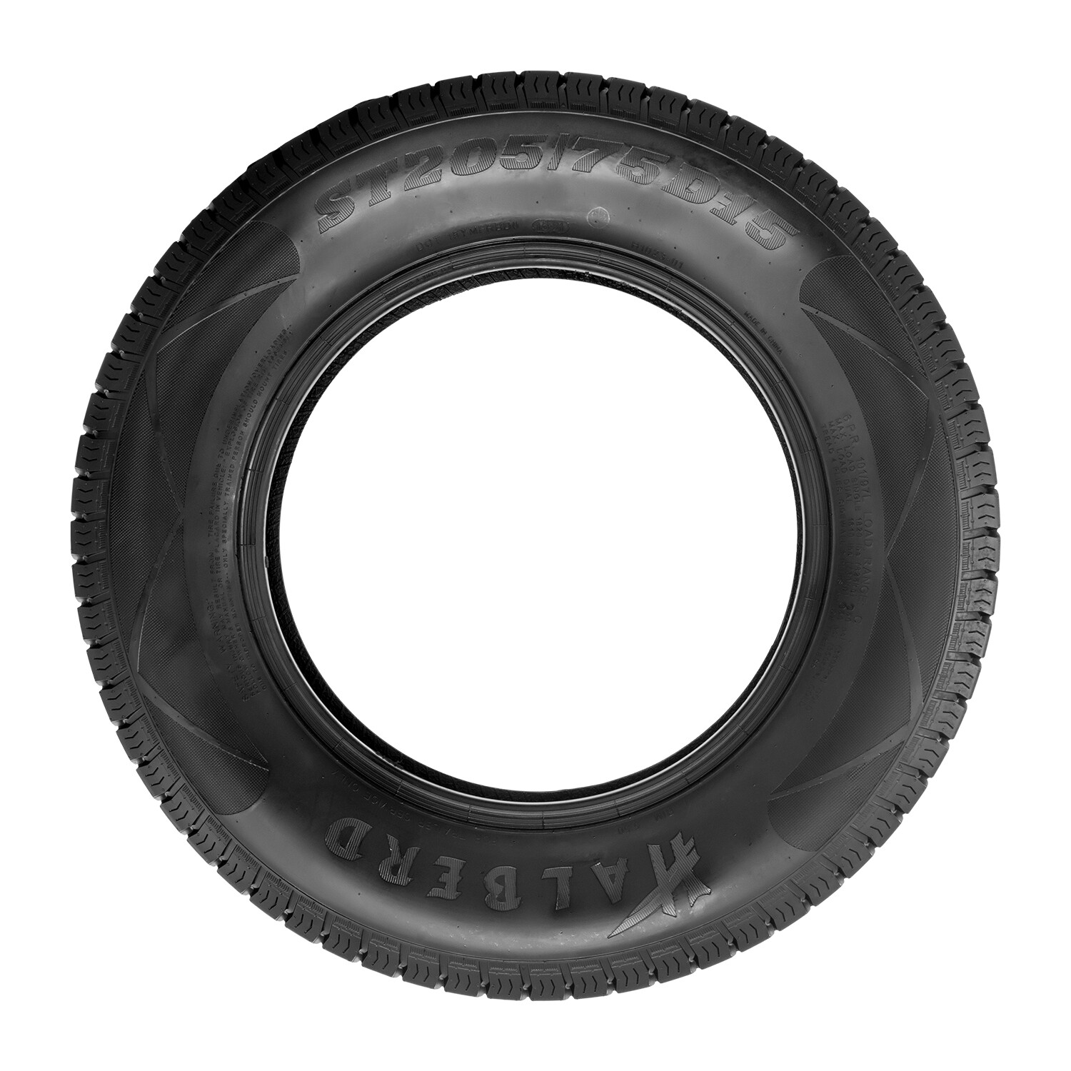 Set Of 2 ST205/75D15 Bias Trailer Tires 6PR 205 75 15 Replacement Load Range C