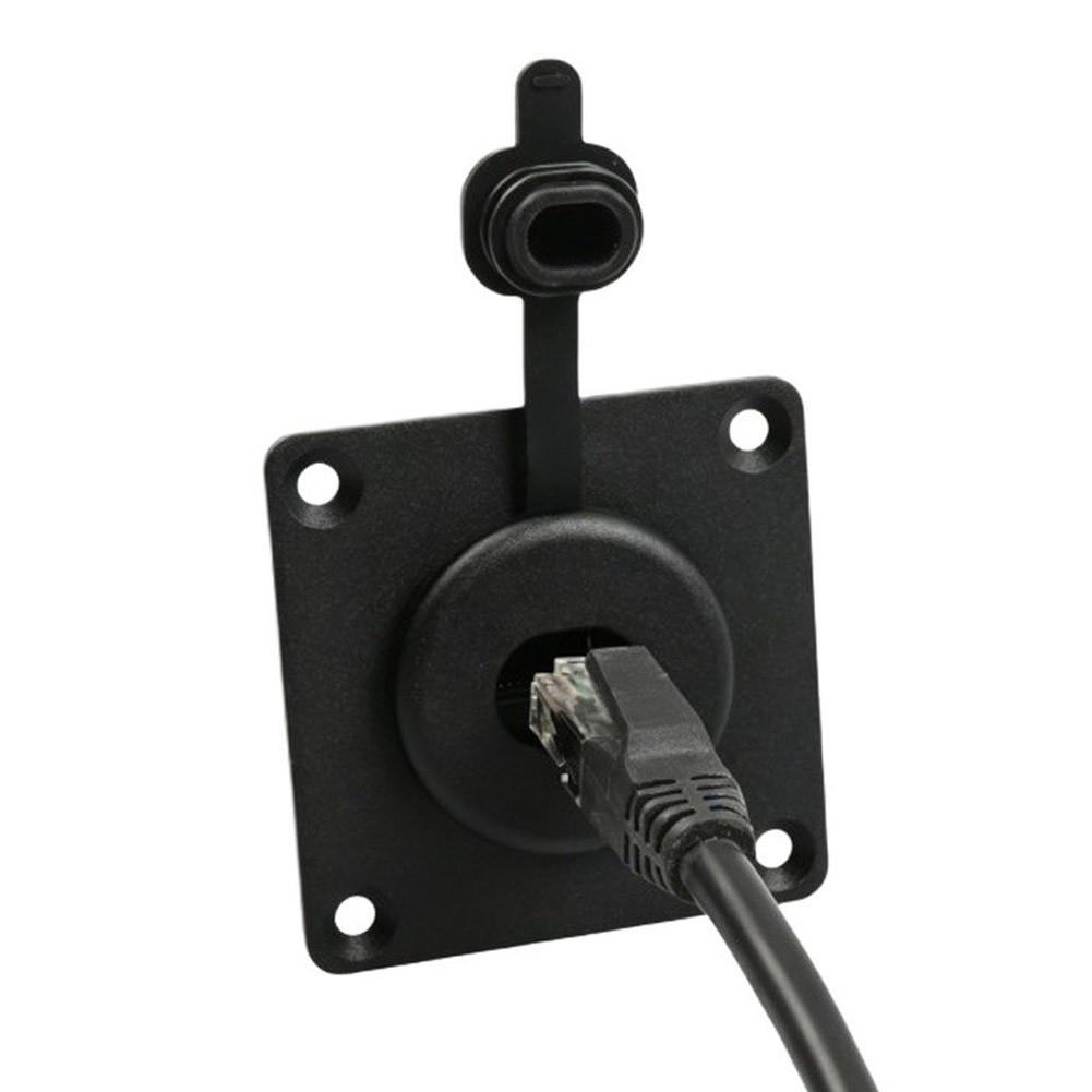 Aluminum IP68 Waterproof Wall Socket for Starlink Ethernet Pass-Through