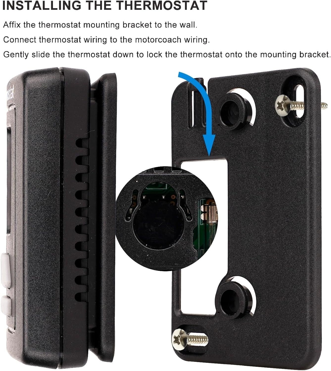 Digital RV Thermostat 12V DC Hot/Cool Compatible Machine 9430-338