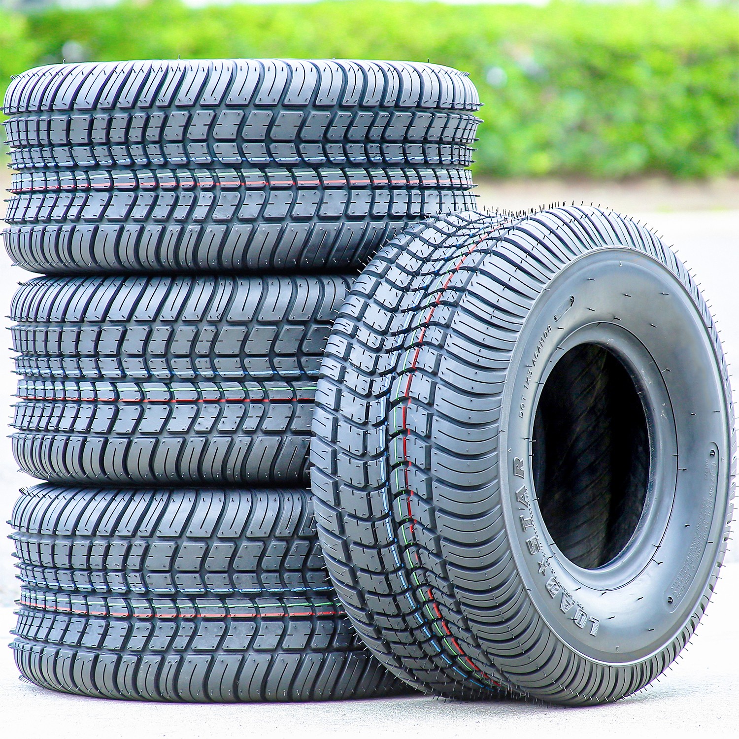 4 Tires Loadstar K399 Nylon Belted ST 205/35R12 Load B 4 Ply Trailer