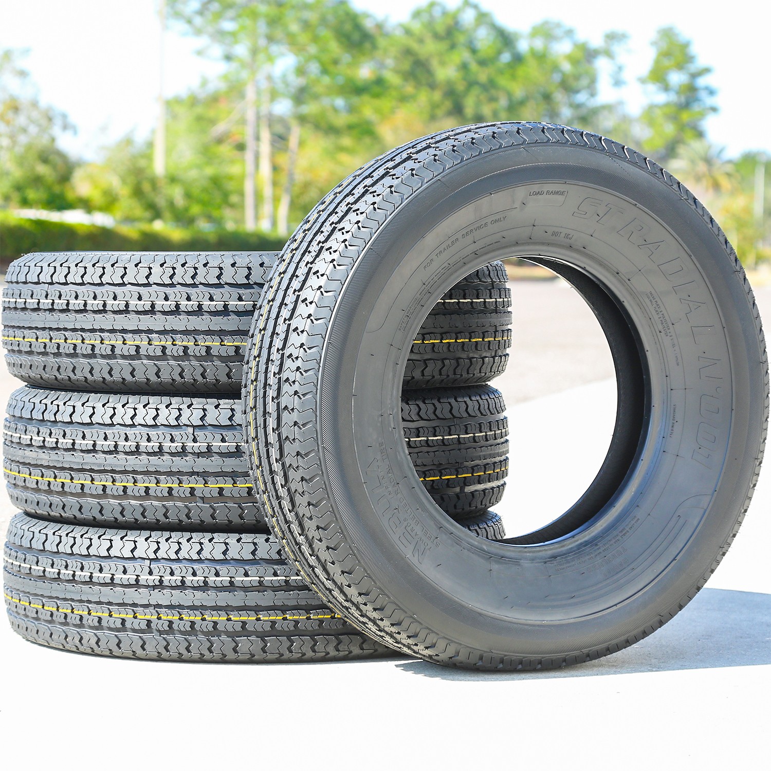 2 Tires Nebula ST Radial N’ 001 Semi-Steel ST 175/80R13 Load D 8 Ply (Thailand)