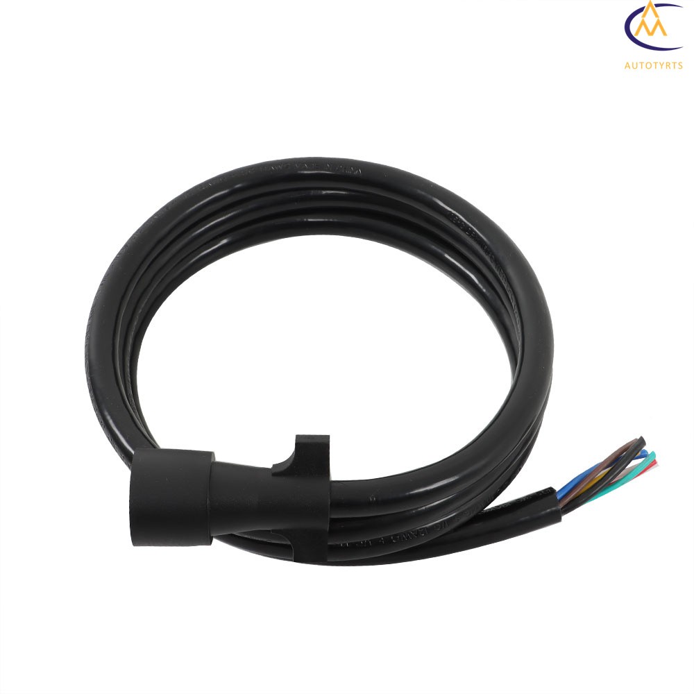 7FT Wire Harness Light Plug Connector For 7-way 7-pin trailer connection cable