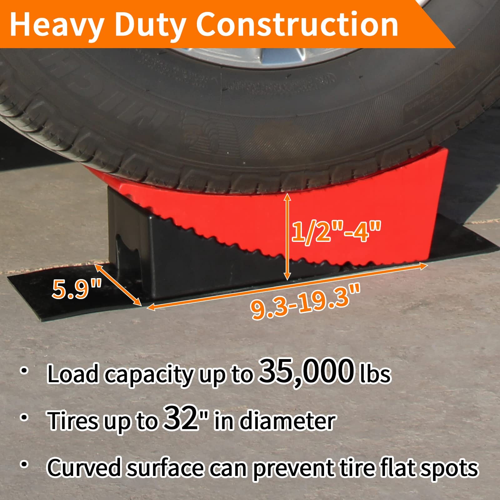 OULEME RV Leveling Blocks, Camper Leveler System 2 Packs M (13*6*4.3 inches)