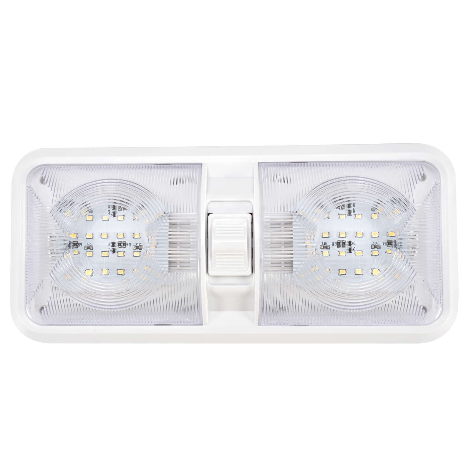 For RV Boat Camper Trailer Double Dome Light 5PCS 12V Interior LED Ceiling Light