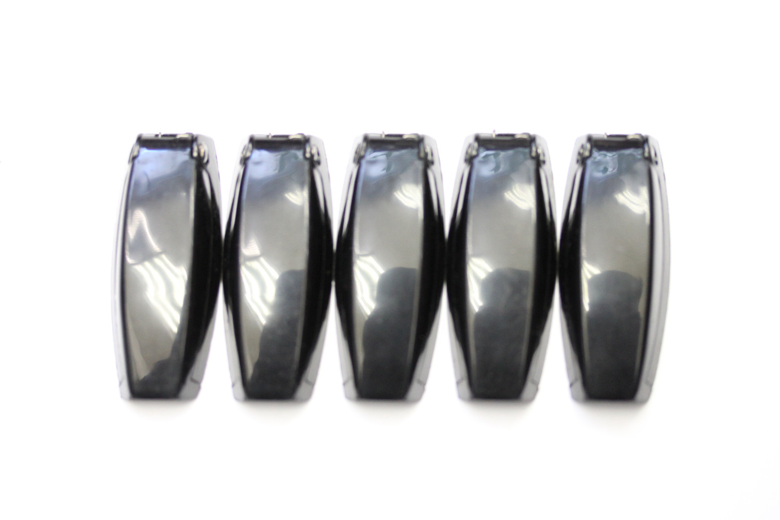 5 PC – RV CAMPER TRAILER BAGGAGE DOOR CLIP COMPARTMENT CATCH HOLDERS 888 BLACK