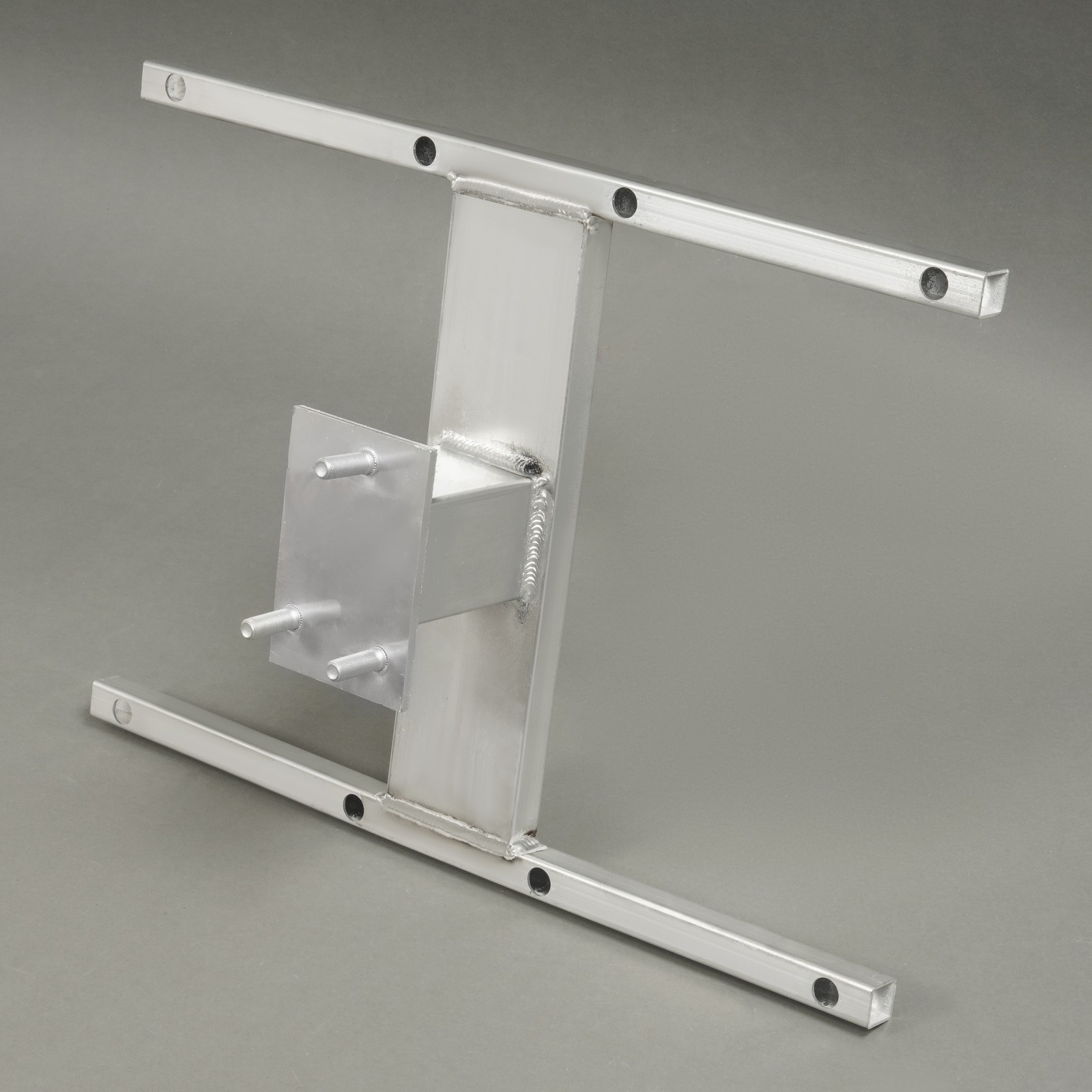 16″ Stud Spacing Trailer Mount H-Mount Spare Tire Carrier 5-Lug Wheel, Aluminum