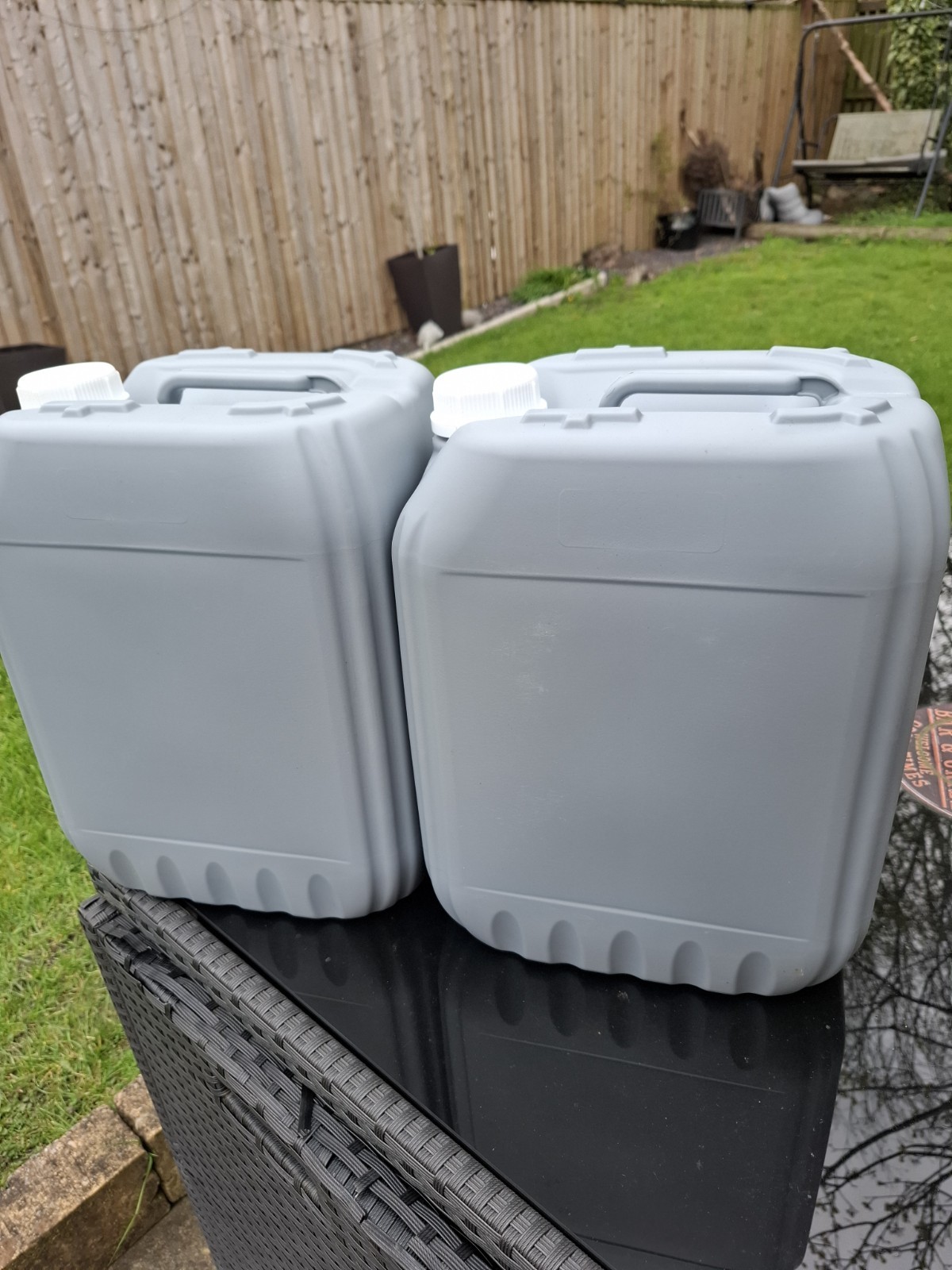 20ltr Plastic Container, Jerry Can, NEW, Water, Fuel, Gardens 2 For £8