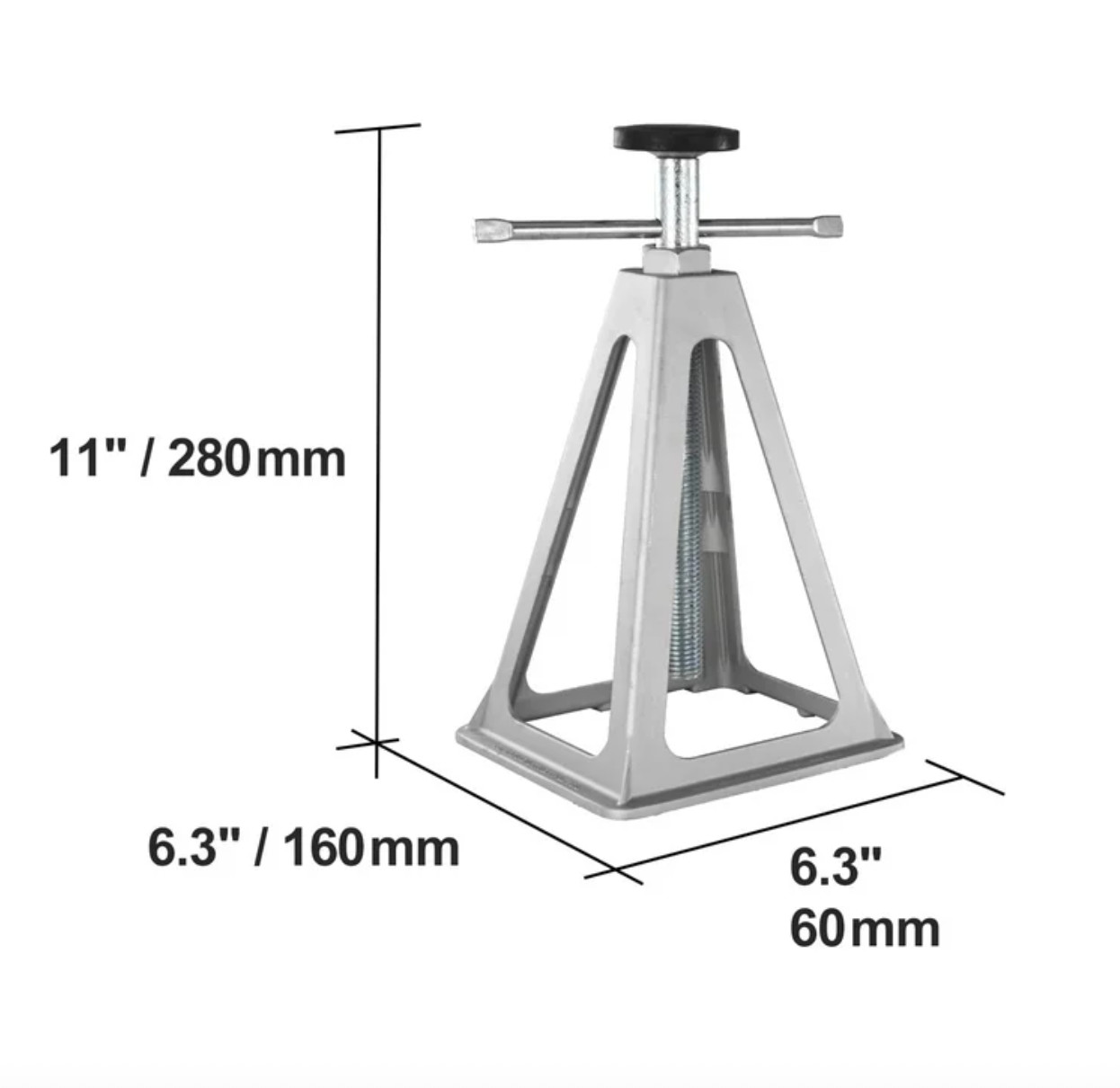 4pk Aluminum Stack Jack Stands for Stabilize Level RV Camper 5th Wheel Trailer