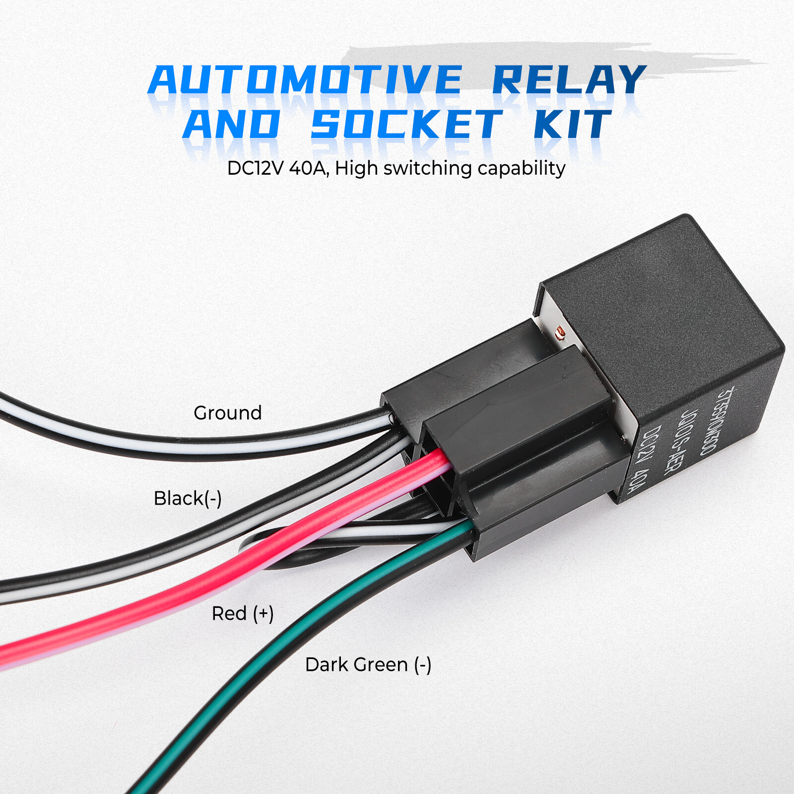 Dual Battery Isolator Connect & Monitor Kit with Voltage Sensitive Relay for UTV