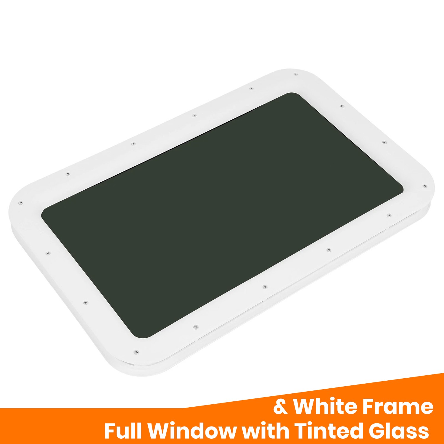 15″x24″ Window Entry Door Tempered Glass For Universal RV Trailer Camper