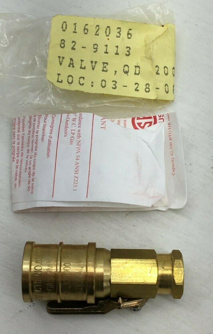 Genuine Jayco 0162036 Replacement Quick Disconnect 2000 Series Valve RV, Camper