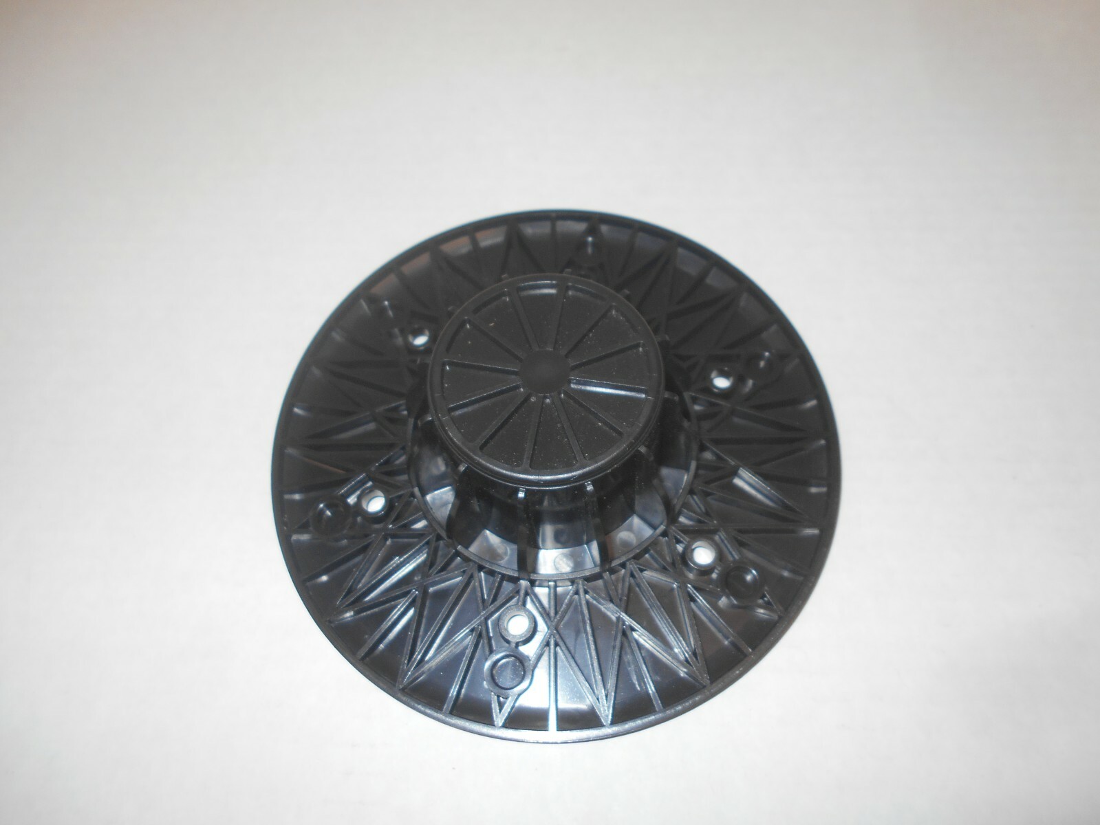 *RV RECESSED MOUNT PEDASTAL TABLE LEG BASE ABS 6 ¼” FOR 2 ¼” POLE BLACK FREESHIP