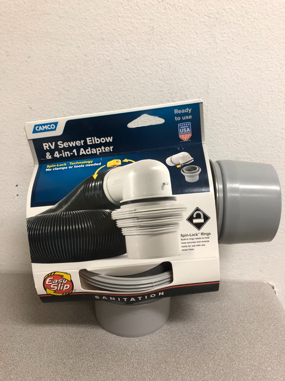 Camco Easy Slip Sewer Adapter 1 pk