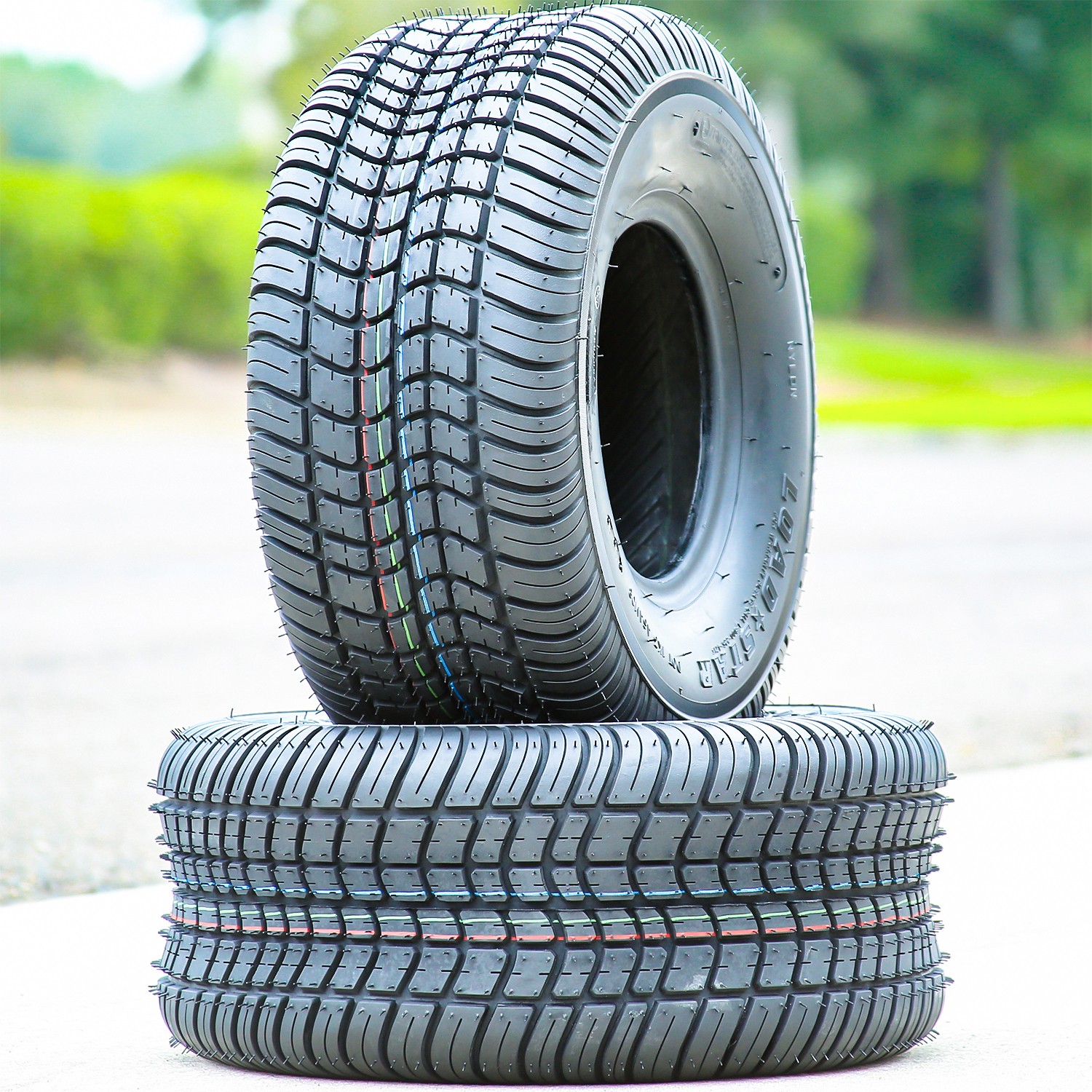 2 Tires Loadstar K399 Nylon Belted ST 205/65-10 Load F 12 Ply Trailer