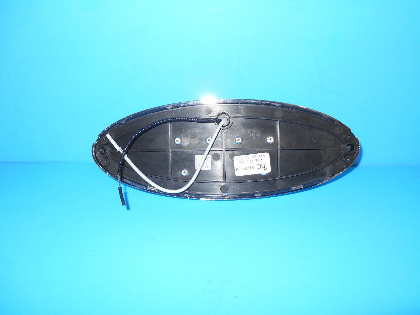 *12 VOLT RV CHROME BEZEL HALOGEN EXTERIOR PORCH LIGHT CLEAR ACRYLIC LENS CH86