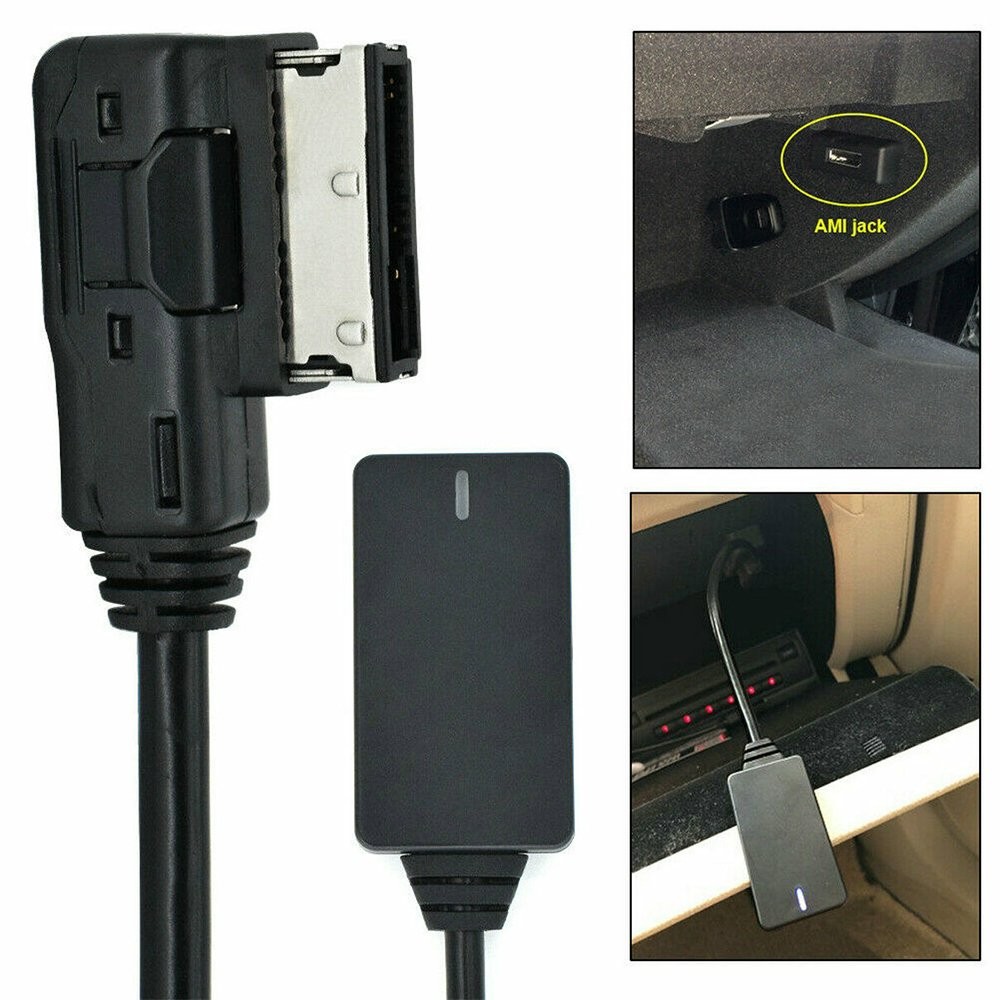 1-5X Audio Cable Adapter AMI MMI Bluetooth Music Interface For Audi Q3 Q5 Q7 S4