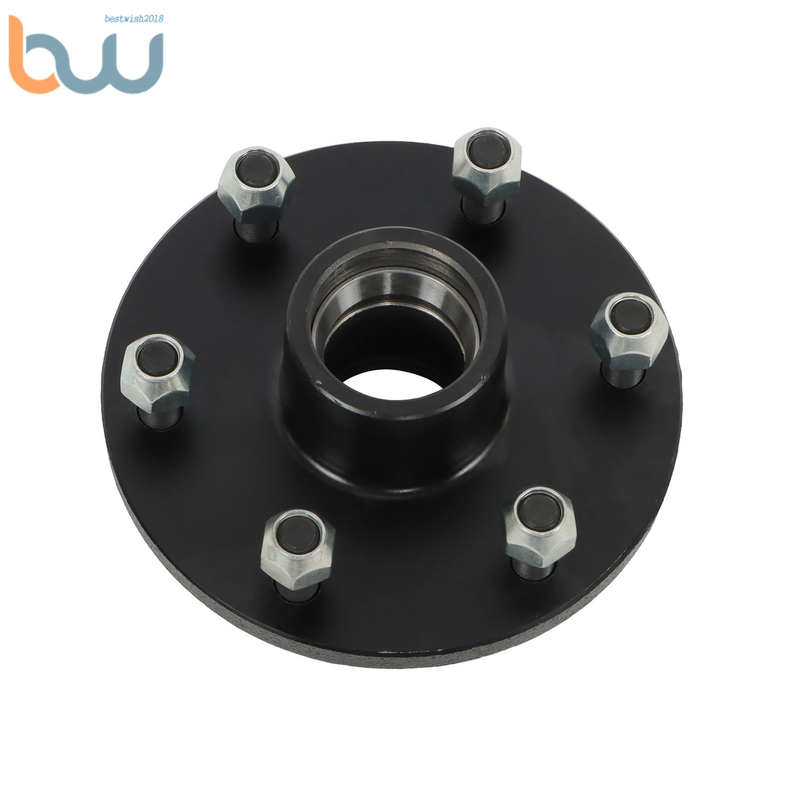 6 Lug Trailer Idler Hub Kit 6 on 5.5″ Round Trailer Spindle #84 2000 lbs Axle