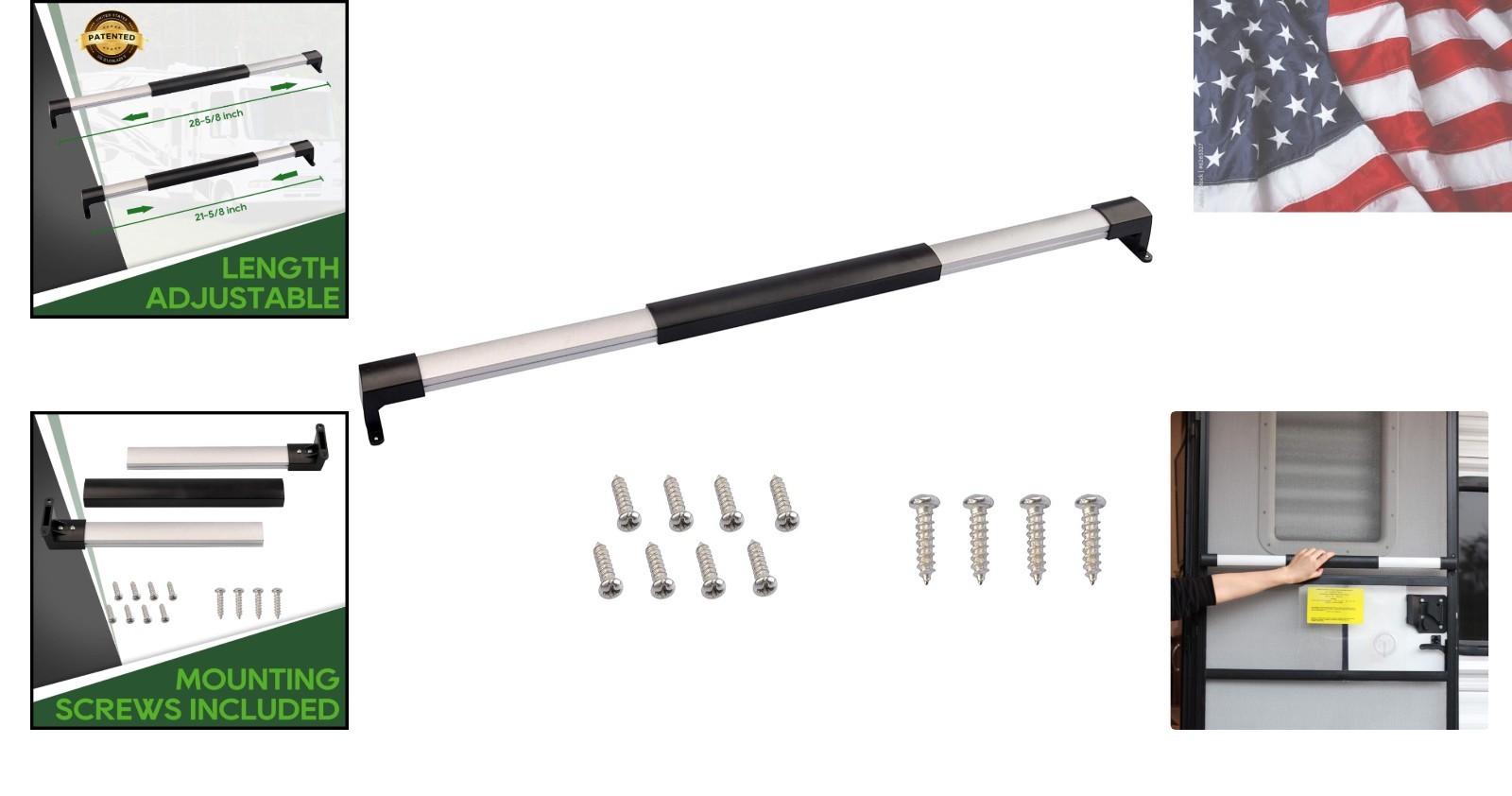 from 21-5/8 Inch to 28-5/8 Inch with Sturdy and Secure Non-Slip Grip