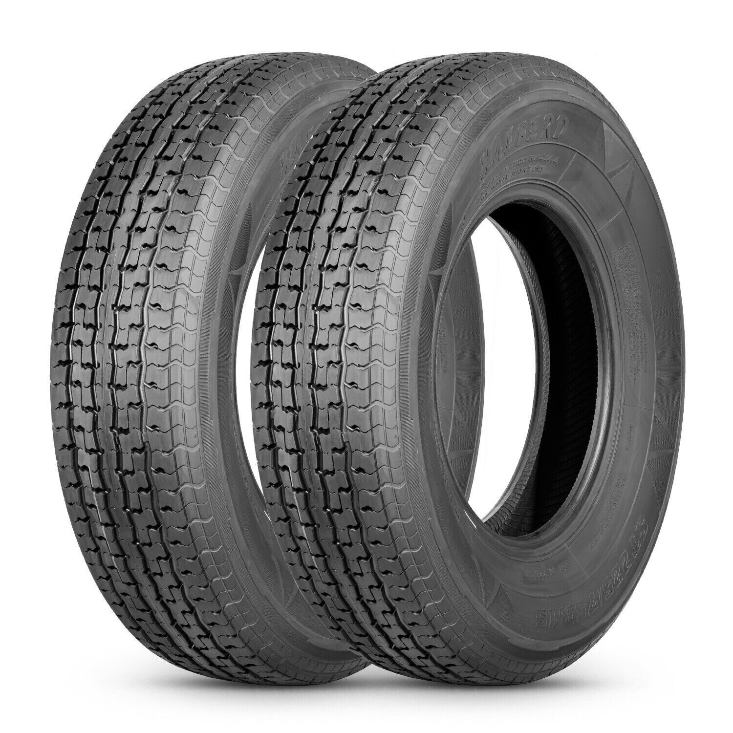 TWO 175/80R13 Trailer Tire Radial 8Ply 175/80/13 Load Range D Tubeless Replace