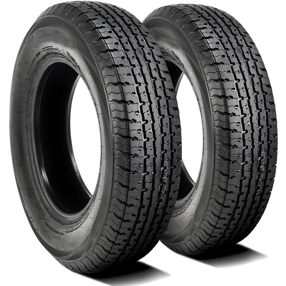 2 Tires 205/75R15 Trailer Master ST PRO Steel Belted Trailer Load D 8 Ply (RWL)